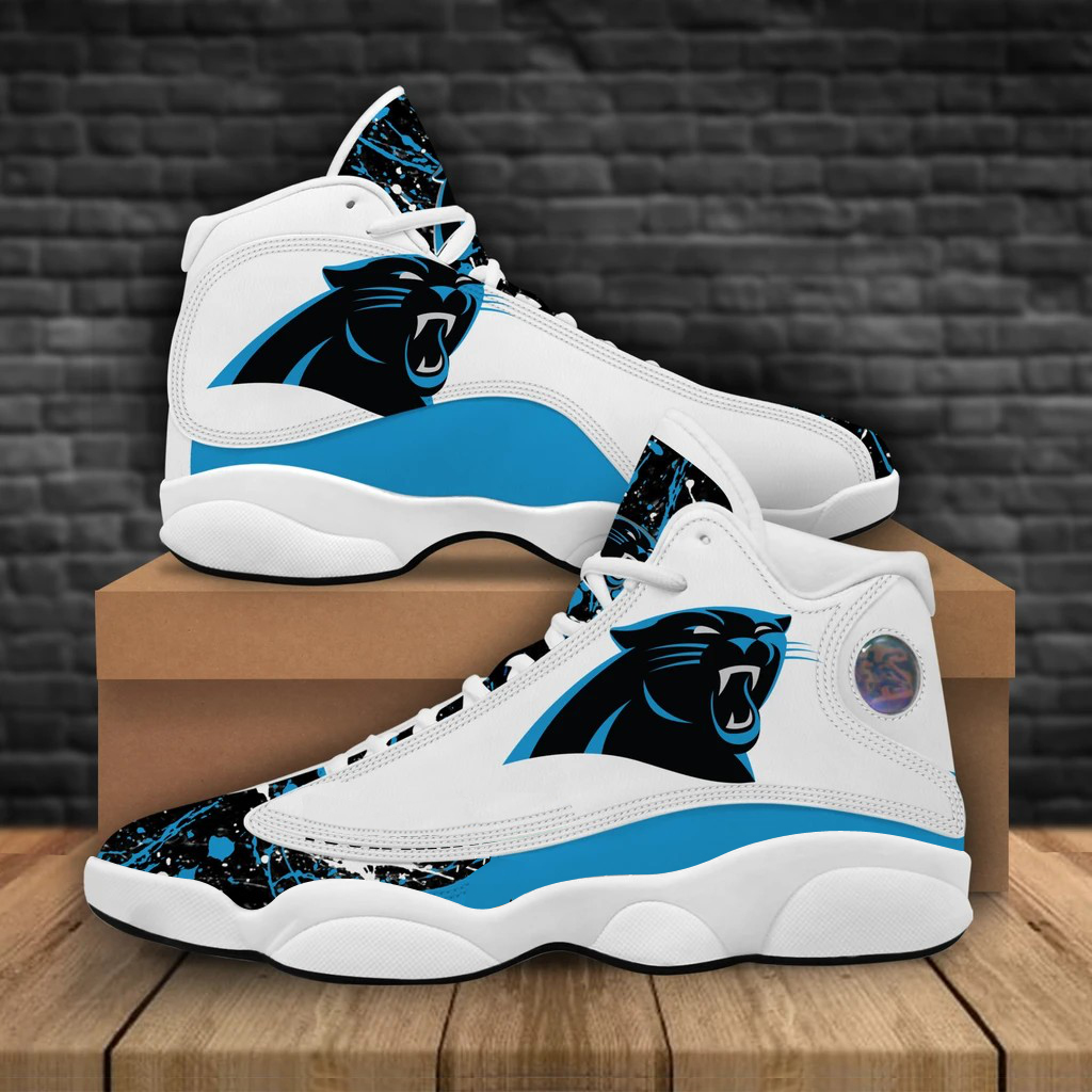 Women's Carolina Panthers Limited Edition JD13 Sneakers 001